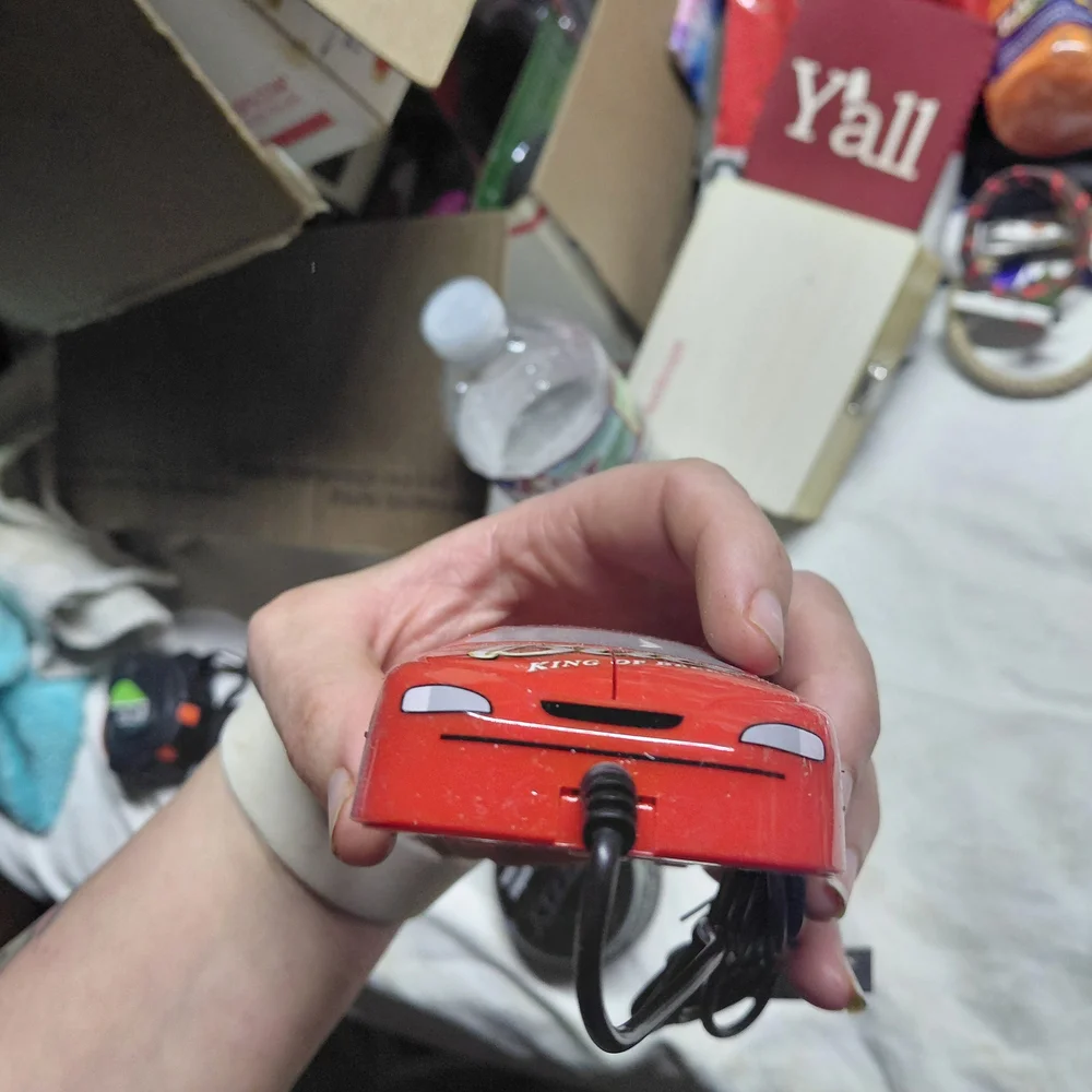 Racing Car USB Wired Mouse - Red